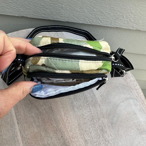 Scout The Micromanager Crossbody Bag Happy Glamper Camouflage Zipper Handbag New - Picture 6 of 11